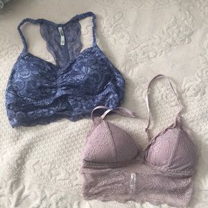 Bralette lot of 2